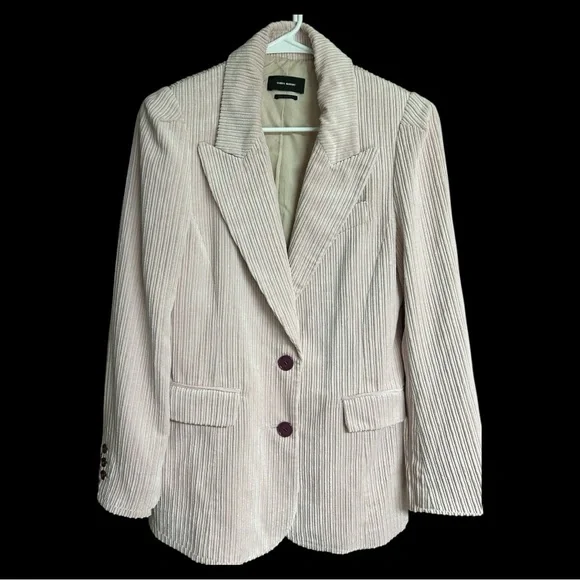 Pink Corduroy Blazer - Picture 3 of 15